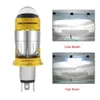 New High Efficiency And Stability Motorcycle Spotlight Waterproof Motorcycle Headlight H4 Dual Lens Moto High/low Beam Led Bulbs