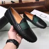 2023 en cuir véritable hommes chaussures décontractées luxe G marque italien hommes mocassins mocassins respirant sans lacet noir conduite chaussures grande taille 38-46