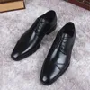 High Quality Handmade oxford Dress Shoes Men Genuine Cow Leather Suit Shoes Black Brown Footwear Wedding Formal Italian Shoes