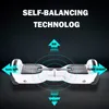 Monopatín automático de dos ruedas, monopatín Hoverboard, música, luces coloridas e inteligentes, scooters eléctricos autoequilibrados