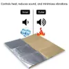 Uppgradera Ny 1.4*1M bilhuvmotor Brandvägg Värme Sound Isolation Shield Mat High-Fiber Aluminium Foil Sticker Car-Styling