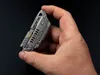 NAITHAWK New Alien Utility Knife Folding Cutter Art M390 Damascus Blade Titanium Alloy Handle with Pocket Clip MT8