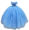 Quinceanera Vestidos Princesa Butterfly Sweetheart Crystal Ball Tulle com Lace-up Plus Size Sweet Sweet 16 Destante Party Birthday Vestidos de 15 Anos 140