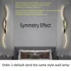 Lámpara de pared Línea Led Candelabro de cabecera Sala de estar Dormitorio Escalera Arte moderno Luces interiores Lámparas de noche Decoración para el hogar