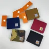 Modemärke vagn plånböcker slitstarka och vattentät korta plånbok med en myntficka och en korthållare