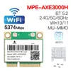 Kaarten wifi 6e ax210hmw mini pcie wifi card bluetooth 5.3 voor Intel Ax210 Netwerkkaart WiFi 6 AX200 802.11ax draadloze adapter