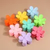 Andra nya Claw Clip Women Flowers Sweet Hair Claws Tough Colorful Hair Clamps Girl Fashion Headwear Hair Gift