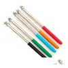 Bannière Drapeaux Koinobori Kite Poles Caoutchouc Acier Inoxydable Piques Carp Tackle Bank Sticks Steamers Windsocks Tiges Télescopiques 1M u0530