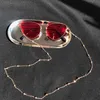 Eyeglasses chains Fashion Copper Womens Gold Silver Eyeglass Chains Sunglasses Reading Beaded Glasses Chain Eyewears Cord Necklace3253