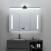 ウォールランプLEDミラーライトランプバスルームの防水白い黒いモダンな屋内照明メイクアップ