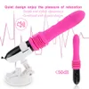 Massagegerät Auf-Ab-Bewegungsmaschine Weiblicher Dildo-Vibrator Leistungsstarker freihändiger automatischer Penis mit Saugnapf für Frauen