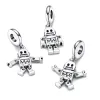 For pandora charms sterling silver beads designer for women Friendship Puzzle Pet Pendant Bead