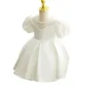 Mädchenkleider Babykleidung für Mädchen Perlen Kleinkind Kinder Hochzeit Prinzessin Kleid Elegantes Geburtstagskleid Tüll Brautjungfer Abendparty