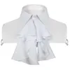 Laço amarra jabot amarre colar colarinho de traje vitoriano Cravat acessório elegante unissex rufla ascot cosplay halloween para homens adultos homens