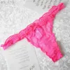 Briefs Panties Voplidia 2XL Plus Size Women's G String Ruffled Underwear Panties Bow Sexy Lingerie Thongs Lace T-back Seamless Ruffles tanga J230530