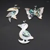 Naszyjniki wiszące naturalne skorupy abalone biała skorupa zwierzęcy ptak motyl do biżuterii tworzących DIY Naszyjnik akcesoria uroków prezent