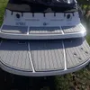 1988 Bayliner 3288 3270 plate-forme de bain étape bateau EVA mousse teck pont tapis de sol support adhésif SeaDek Gatorstep Style sol