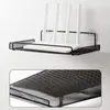 Scaffale a parete con ganci per router wireless WiFi TV Box Set Top Storage Rack