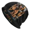 Bérets drôle berger allemand chiot bonnets casquettes hommes femmes unisexe tendance hiver chaud tricoté chapeau adulte chien amant Slouch Bonnet chapeaux