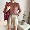 Swetery kobiet Summer 2023 Seksowna cienka perspektywa długi luźny sweter dla kobiet biały beżowy beżowy koreańskie ubrania w ochronę przeciwsłoneczną