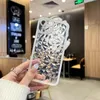 Glitter diamant transparent telefonfodral för iPhone 14Pro Max 13 12 11 XS Max XR X 7 8Plus stötsäker silikonstötfångare