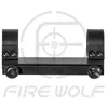 FIRE WOLF 30mm One Piece low 20mm Scope Mount Double Rings w/ Anti Recoil Pin for Hunting