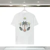 2023 디자이너 Rhude Mens T 셔츠 여름 남성 여성 의류 패션 짧은 슬리브 EU 크기 S-XXL