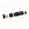 7W 300LM SK-68 3 Modes Mini Q5 LED-ficklampa Torch Tactical Lamp Justerbar Fokus Zoomabel ljus 12 ll