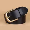 High quality 100% solid cow belt copper buckle metal strap men's vintage jeans G230529