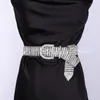 Ceintures Femmes Mode Plein Strass Brillant Ceinture Casual Robe De Soirée Ceinture Chaîne Bijoux De Corps De Luxe Taille