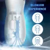 Massager Amortoy Automatic Man Masturbator 10 Vibration Heating Blowjob Sucking Machine Masturbators Vagina Adult Goods for Men