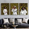 Rapper J Cole Anderson Paak Music Singer Stampe d'arte Tela Pittura Moda Hip Hop Star Poster Camera da letto Living Wall Home Decor