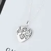 designer jewelry bracelet necklace ring Heart shaped love fearless flower Bird Pendant trend simple ancient men's women's same