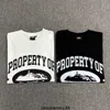 T-shirt da uomo Quattro stili di serie stampate a maniche corte Street High Style Casual Hip-hop Harbor Trendy