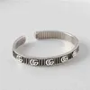 braccialetto di gioielli di design anello collana anello in acciaio al titanio usato bracciale per amanti femminili maschili