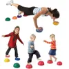 Fitness Balls Inflatable Yoga Massage Balls PVC Half Sphere Fitball Women Children Trainer Balancing Ball Gym Health Sports Pilates Fitness 230530