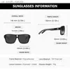 Solglasögon Dragon Brand Square Polarised Solglasögon Män kvinnor Jam Designad Male Black Outdoor Sport Polarization UV400 Sun Glasses Eyewear L230523