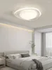 Luzes de teto Luminária branca moderna para o quarto da sala do quarto retanânia lustre de lustres LED brilhante com controle remoto