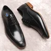 Oxford Mens Classic schoen echte koesleer luxe casual jurk heren schoenen mode zwart bruin veter bruiloft formele schoenen