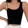 Camisoles & Tanks Summer Sexy Crop Tops Women'S Tube Top Female Camisole Casual Vest Padded Seamless Bras Sport Fashion Underwear