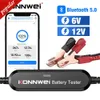 Nouveau KONNWEI BK100 Bluetooth 5.0 testeur de batterie de moto de voiture 6V 12V moniteur de batterie 100 à 2000 CCA outils de Test de démarrage de charge