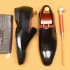 Luxe hommes Oxford chaussures en cuir véritable Style classique robe mocassins chaussures café noir à lacets bout pointu chaussures formelles hommes