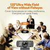 Веб -камеры Angetube MF920HPRO 1080p HD USB Webcam 60fps 120 ° Широга