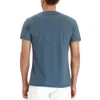 Męskie tshirty marki jakość bawełny mężczyzn Tshirt Henry Neck Design Slim Fit Tshirts Męskie topy koszulka krótkie rękawie za 230529
