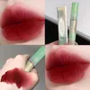 Lip Gloss 6 Colors Moisturizer Non-Stick Cup Red Lipstick Velvet Matte Dyeing Waterproof Long Lasting Tint Korean Cosmetics