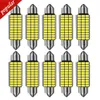 New 10pcs Error Free 10x C5W C10W LED Bulb 31 36mm 39mm 42 Interior Reading Light Festoon Auto Dome License Plate Luggage Trunk Lamp