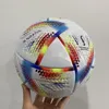 Pallone da calcio AL RIHLA 2022 Coppa del mondo Palloni taglia 5 Premium Bellissimo pallone da calcio specifico per la partita Senza aria sulla palla Sulla barca AL Rihla e AL Hilm