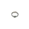 designer de joias pulseira colar anel Zhigujia 925 tridimensional oco casal par anel mesmo estilo para homens mulheres