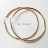 Stud BLIJERY Exaggerated 12CM Super Big Hoop Earrings For Women Basketball Brincos Large Tube Round Circle Loop Earrings Punk Jewelry J230529 J230529