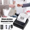 Impressoras portátil Mini 80mm Bluetooth Wireless Térmico Recibo Impressora de Ticket para celular Android iOS Bill Machine Shop Printer